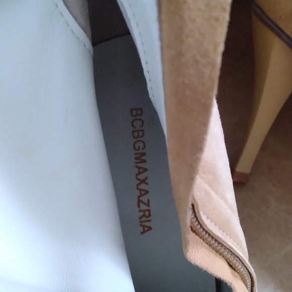 BCBGMAXAZRIA Tan Suede Boots - Picture 8 of 14